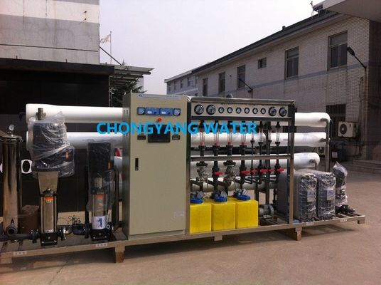 Instalación de filtro de agua comercial de RO única Máquina de agua ultrapura desmineralizada