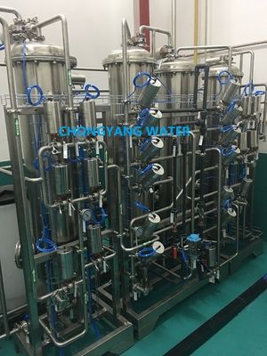 Sistema de agua purificada con pruebas de materiales y registro de soldadura para la industria farmacéutica