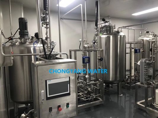 SS304 316L Sistemas farmacéuticos de purificación de agua Planta de tratamiento de 100 CFU/Ml