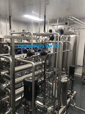 Sistema de filtro de agua purificado Pharma de la purificación ultravioleta SS304 SS316 para las mercancías de la sangre