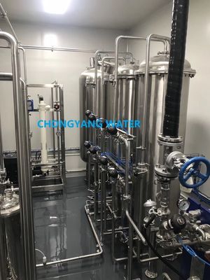 Intercambiador de Calor Planta de Tratamiento de Efluentes Farmacéuticos Ultrapuros Lámpara UV EDI RO