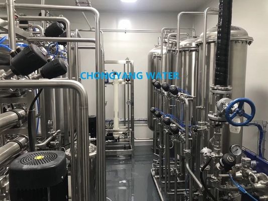 Sistema de tratamiento de aguas del acero inoxidable 304 316 del sistema de agua de EDI WFI Pharma en industria farmacéutica