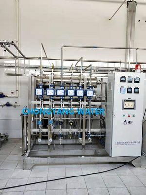Sistema de filtro de agua del Ro de la depuradora de agua desionizada CEDI en la industria farmacéutica