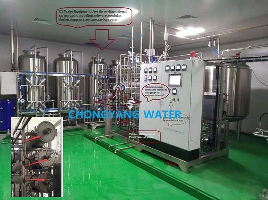 Sistema de filtro de agua del Ro de la depuradora de agua desionizada CEDI en la industria farmacéutica