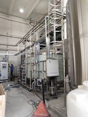 Sistema de purificación de agua ultrapura Edi Proceso de tratamiento de agua en farmacéutica CE