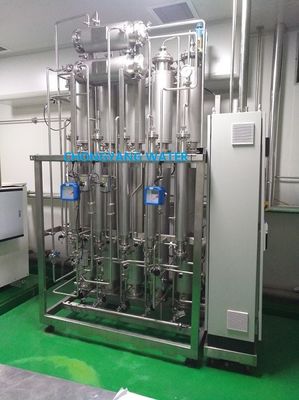SS316L Planta de destilación de múltiples columnas Cuatro efectos Máquina para fabricar agua destilada para reactivo de diagnóstico in vitro