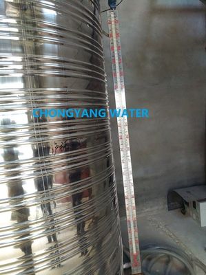 Máquina de tratamiento de agua potable del sistema de filtro de agua de ósmosis inversa de la industria alimentaria