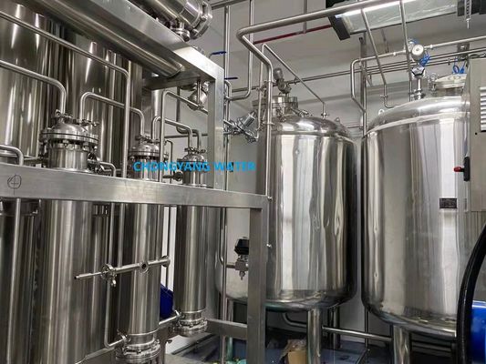 Diálisis farmacéutica de la máquina del Ro del equipo WFI del agua destilada del efecto multi