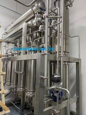 Diálisis farmacéutica de la máquina del Ro del equipo WFI del agua destilada del efecto multi