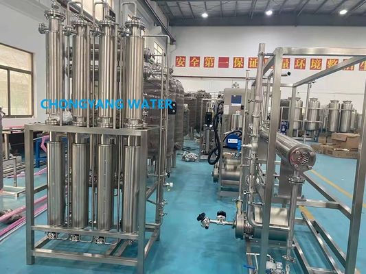 Instalación de destilación farmacéutica de varias columnas Máquina de agua destilada Sistema WFI