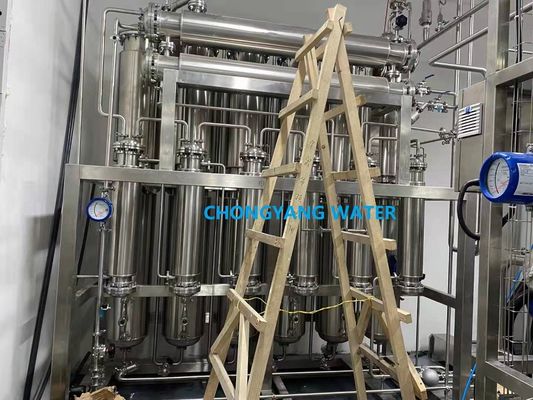 Instalación de destilación de vapor de varias columnas Máquina industrial de agua destilada