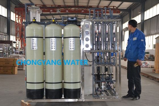 Sistema de tratamiento de agua de la planta industrial de RO PLC Filtro de agua industrial
