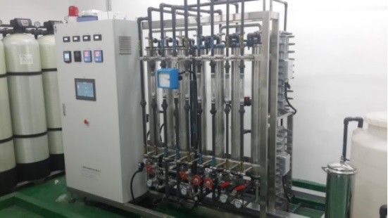 Sistema de tratamiento de aguas desmineralizadas de la planta industrial de reestructuración