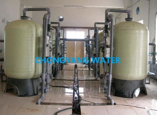 Función de ablandamiento ISO personalizada de la planta de tratamiento de agua de alimentación de caldera de FRP