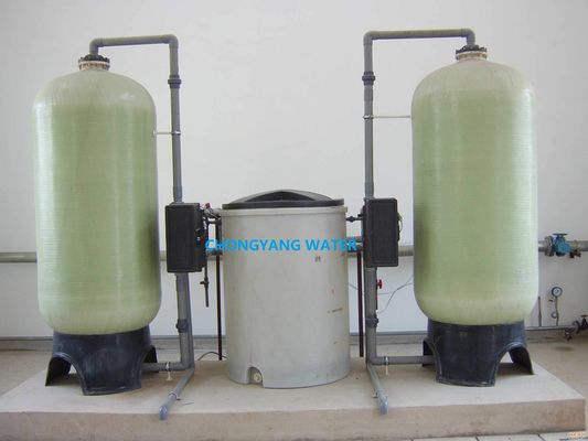 Función de ablandamiento ISO personalizada de la planta de tratamiento de agua de alimentación de caldera de FRP