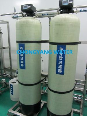 Sistema de tratamiento de agua de alimentación de la caldera de membrana de FRP RO AC 220V 380V