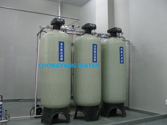 Sistema de tratamiento de agua de alimentación de la caldera de membrana de FRP RO AC 220V 380V