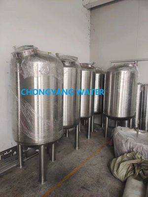 Reactor químico con tanque de agua redondo portátil