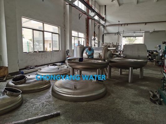 Tanque de agua purificada 316L vertical para almacenamiento de alimentos Tanque de agua pura