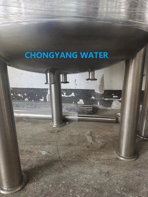 Tanque de agua purificada 316L vertical para almacenamiento de alimentos Tanque de agua pura