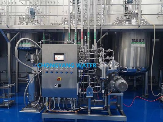 Cip automático completo del sistema del CIP en resbalón de la industria alimentaria con el sensor