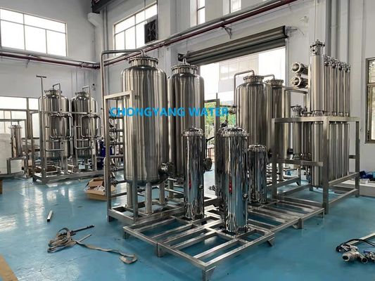 Control PLC Sistema de agua farmacéutica de acero inoxidable para la fabricación de agua farmacéutica