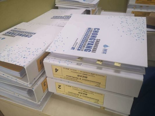 SS316L Sistema farmacéutico de agua purificada FDA USP cGMP GMP estándar