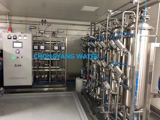 Osmosis inversa envasada + electrodeonización para agua purificada