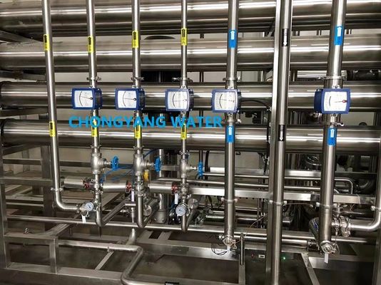 Osmosis inversa envasada + electrodeonización para agua purificada