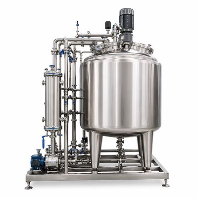 Sistema de preparación de soluciones biofarmacéuticas 1000L con recipiente SS316L (norma GMP, control por pantalla táctil)