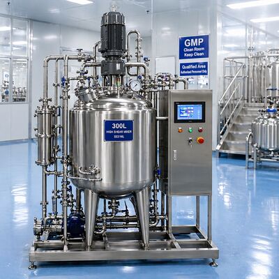 Sistema de preparación de soluciones biofarmacéuticas 1000L con recipiente SS316L (norma GMP, control por pantalla táctil)