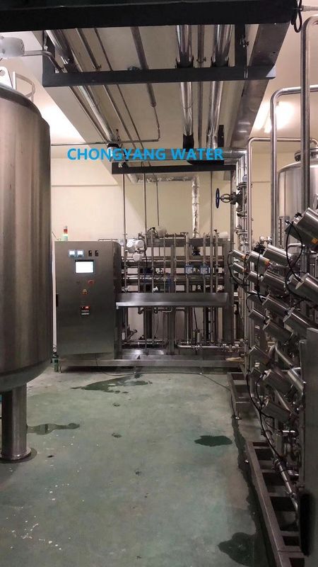 Ósmosis inversa doble del sistema de agua de Pharma de las etapas en industria farmacéutica