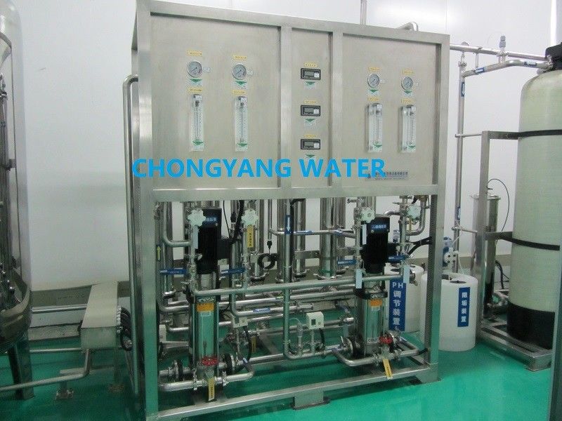 Instalación de electroplataje industrial de RO Instalación de filtro de agua de doble ósmosis